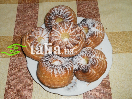 Рецепт. Лимонные маффины на маргарине