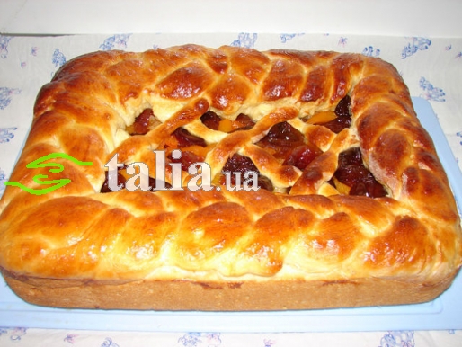 Рецепт. Пирог с курагой дрожжевой Рецепт. Пирог с курагой дрожжевой