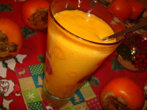 Рецепт. Фруктовое пюре из йогурта и хурмы Рецепт. Фруктовое пюре из йогурта и хурмы