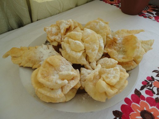 Рецепт. Постные пирожные "Розочки"