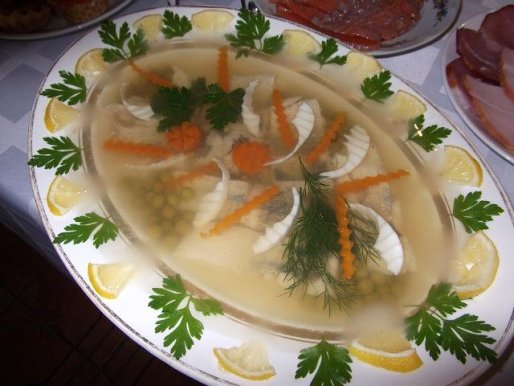 Рецепт. Заливная рыба судак (заливное из рыбы)