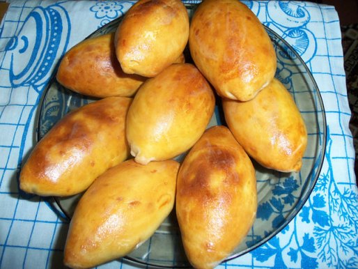 Рецепт. Пирожки с яблоками