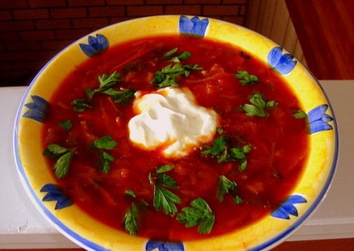Рецепт. Борщ белорусский