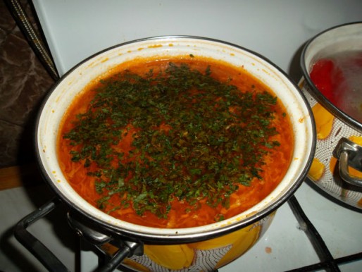 Рецепт. Борщ кавказский