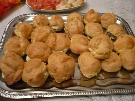 Рецепт. Профитроли с начинкой Рецепт. Профитроли с начинкой