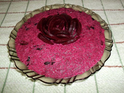 Рецепт. Салат из свеклы и мяса