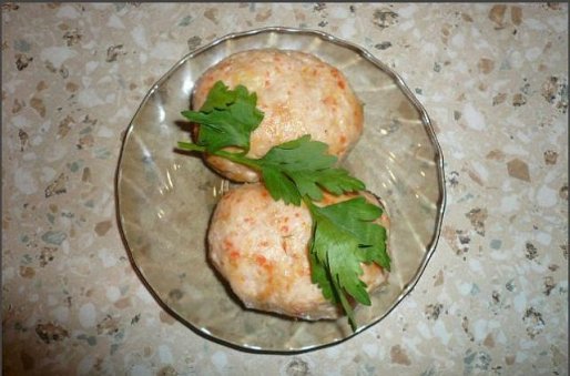 Рецепт. Куриные котлеты в духовке с кукурузной крупой