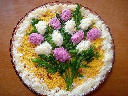 Рецепт. Салат луковый с яблоком