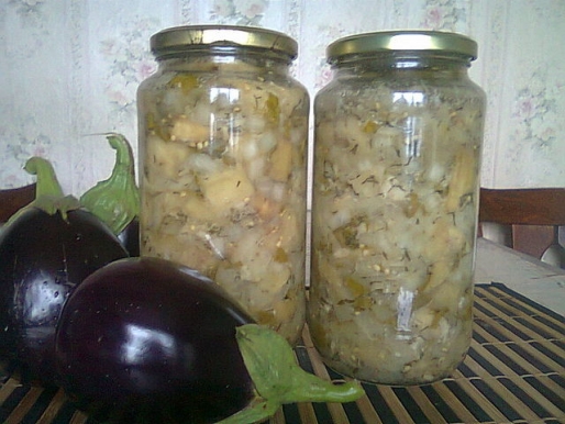 Рецепт. Маринованные баклажаны "Под грибочки"